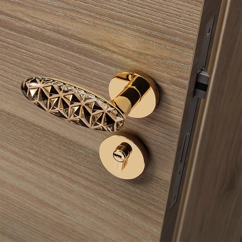 French Crystal Door Lever Handle French Crystal Door Lever Handle