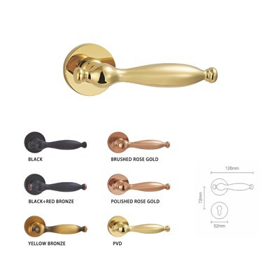 Kunci Pintu High End Aloi Zink Perancis